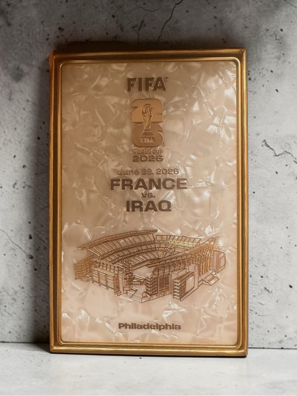 FIFA World Cup 2026 Gold Card Gianni Infantino Signature in Black FIFA Box